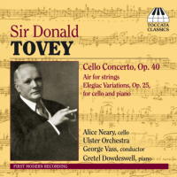 Tovey: Cello Concerto; Air for Strings; Elegiac Variations. © 2006 Toccata Classics