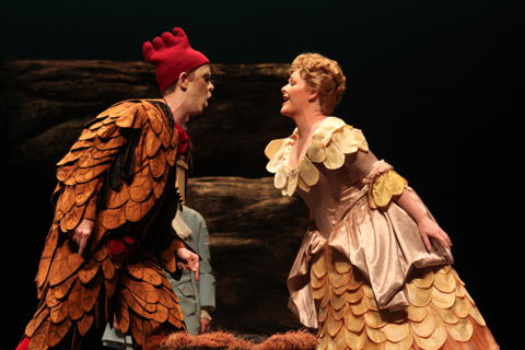 Kevin Burdette as Papageno and Lisanne Good as Papagena in Phoenix Opera's 'The Magic Flute'...</p>
<div class=