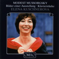 Modest Mussorgsky: Bilder einer Ausstellung; Kalvierstücke. Elena Kuschnerova. © 2002 Orfeo International Music GmbH