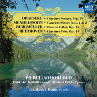 Draeseke, Mendelssohn, Burgmüller, Beethoven. Pierce-Aomori Duo. © 2010 Pierce-Aomori Duo