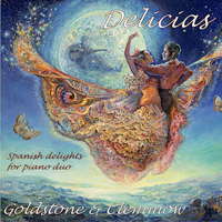 Delicias - Spanish delights for piano duo. Goldstone and Clemmow. © 2011 Divine Art Ltd