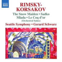 Rimsky-Korsakov: The Snow Maiden; Sadko; Mlada; Le Coq d'or (Orchestral Suites). Seattle Symphony / Gerard Schwarz. © 2011 Naxos Rights International Ltd
