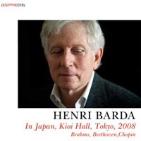 Henri Barda in Japan, Kioi Hall, Tokyo, 2008 - Brahms, Beethoven, Chopin. © 2011 Sisyphe