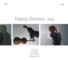 Francis Gouton solo. © 2011 Musik & Video Verlag Ralph Kulling, Stuttgart 