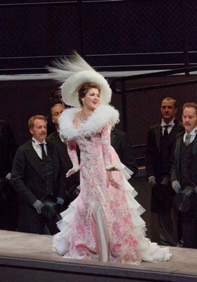 Anna Netrebko in the title role of Massenet's 'Manon' at New York Metropolitan Opera. Photo © 2012 Ken Howard
