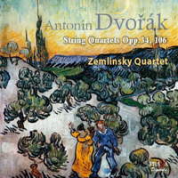 Dvorák String Quartets Opp 34, 106. Zemlinsky Quartet. © 2012 Praga Digitals