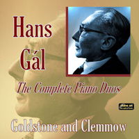 Hans Gál: The Complete Piano Duos - Goldstone and Clemmow. © 2011 Divine Art Ltd