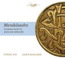 Mendelssohn: Complete works for piano and violoncello - Ferenc Vizi and Laura Buruiana. © 2013 Coviello Classics 