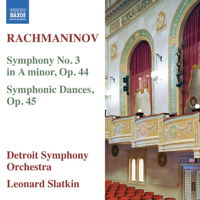 Rachmaninov: Symphony No 3; Symphonic Dances - Detroit Symphony Orchestra / Leonard Slatkin. © 2013 Naxos Rights US Inc