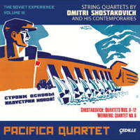 The Soviet Experience Vol III - String Quartets by Dmitri Shostakovich and his contemporaries - Pacifica Quartet. © 2013 Cedille Records