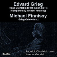 Grieg - Finnissy Piano Quintets. Roderick Chadwick, piano; Kreutzer Quartet. © 2013 Divine Art Ltd