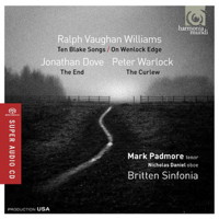 Vaughan Williams / Dove / Warlock - Mark Padmore, Nicholas Daniel, Britten Sinfonia. © 2013 harmonia mundi usa