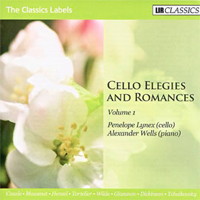 Cello Elegies and Romances Volume 1 - Penelope Lynex and Alexander Wells. © 2010 London Independent Records