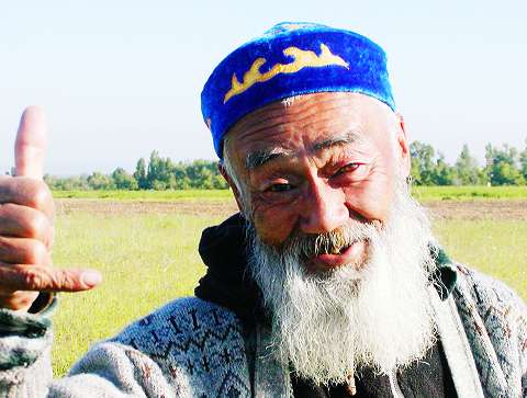 Howard Smith was also an award-winning photographer. This photo of a Kazakh archaeologist is an example of his work. Photo © Estate of the late Howard Smith