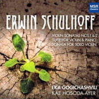 Erwin Schulhoff: Music for violin and piano. © 2015 MSR Classics
