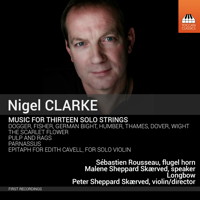 Nigel Clarke: Music for Thirteen Solo Strings. © 2015 Toccata Classics