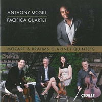 Mozart and Brahms Clarinet Quintets - Anthony McGill, Pacifica Quartet. © 2014 Cedille Records