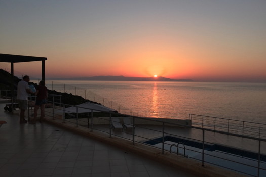 Sunset in Crete