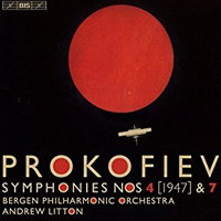 Prokofiev: Symphonies No 4 (1947) and 7. © 2016 BIS Records AB