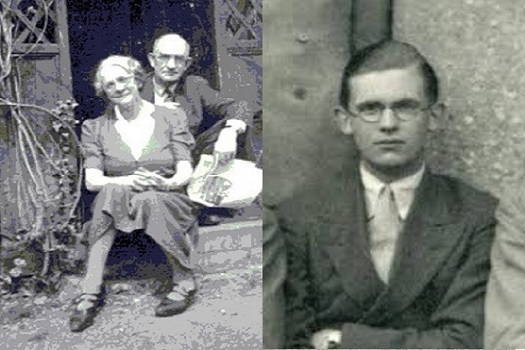 Cecil Armstrong Gibbs at home with his wife Honor, and their son David, who was killed in Italy in 1943. The St Luke Passion may relate to his death. Photos: the Armstrong Gibbs Society