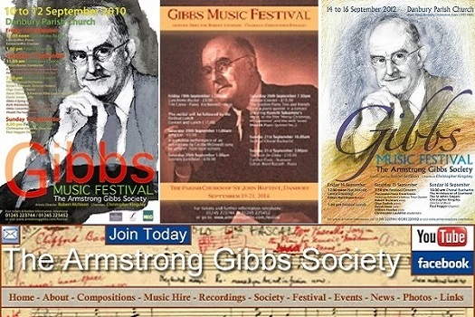 The three most recent Armstrong Gibbs Festivals in Essex. The first was held in 2008. Photos - The Armstrong Gibbs Society