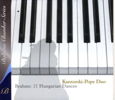 Kantorski-Pope Duo - Brahms: 21 Hungarian Dances. © 2009 whaling city sound