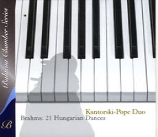 Kantorski-Pope Duo - Brahms: 21 Hungarian Dances. © 2009 whaling city sound