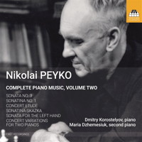 Nikolai Peyko: Complete Piano Music, Volume Two. © 2015 Toccata Classics
