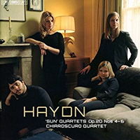 Haydn: 'Sun' Quartets Op 20 Nos 4-6. Chiaroscuro Quartet. © 2017 BIS Records AB 