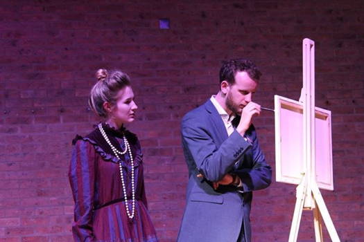 Isabella Pitman as Mathilde Schoenberg and Tom Lowen as Arnold Schoenberg in Freddie Meyers' new opera 'A Sketch of Slow Time'