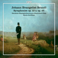 Johann Brandl: Symphonies Opp 12 and 25. © 2017 classic produktion osnabrück