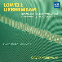 Lowell Liebermann Piano Music Volume 3 - David Korevaar. © 2018 MSR Classics