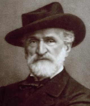 Portrait of Giuseppe Verdi by Giacomo Brogi (1822-1881)