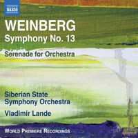 Weinberg: Symphony No 13; Serenade for Orchestra. Siberian State Symphony Orchestra / Vladimir Lande. © 2018 Naxos Rights (Europe) Ltd