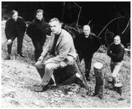 Jan Garbarek and The Hilliard Ensemble - credit Roberto Masotti, copyright ECM Records