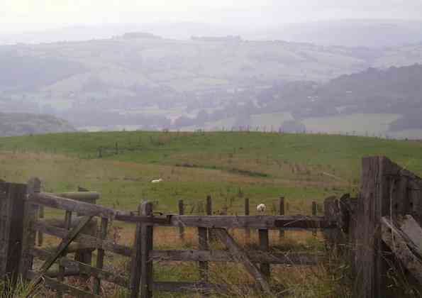 Landscape near Presteigne. 