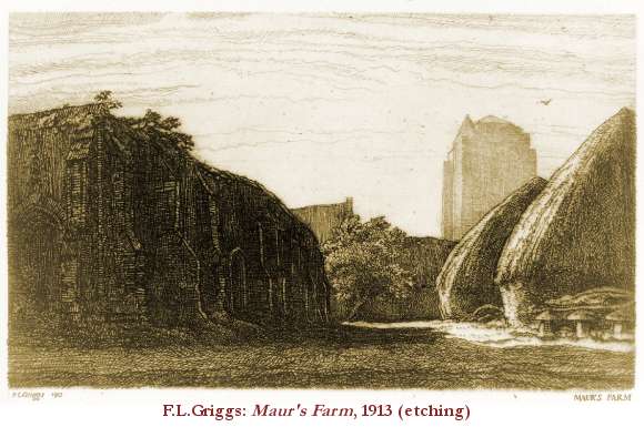 F.L.Griggs: Maur's Farm, 1913 (etching)