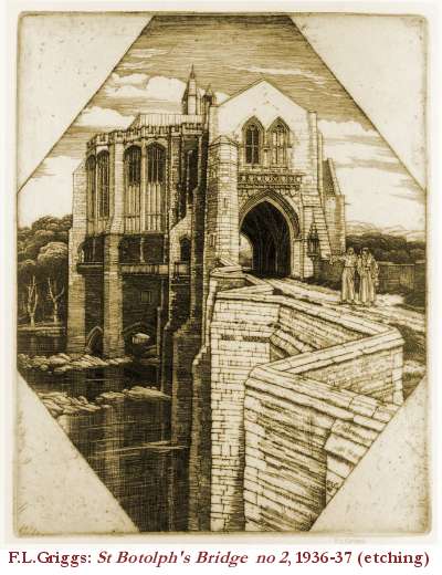 F.L.Griggs: St Botolph's Bridge no 2, 1936-37 (etching)