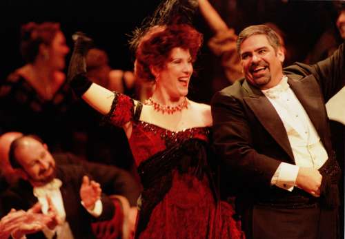 A scene from Canadian Opera Company's production of 'Traviata'