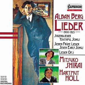 Alban Berg Lieder. Copyright (c) 1992 Capriccio