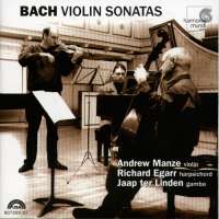 Bach Violin Sonatas. Andrew Manze, Richard Egarr, Jaap ter Linden. Copyright (c) 2000 harmonia mundi sa