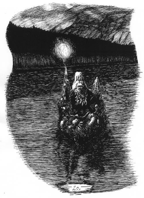 'The Presenter', from The Princess of the Stars, (Indian River, Ontario: Arcana Editions, 1986), p. 20.