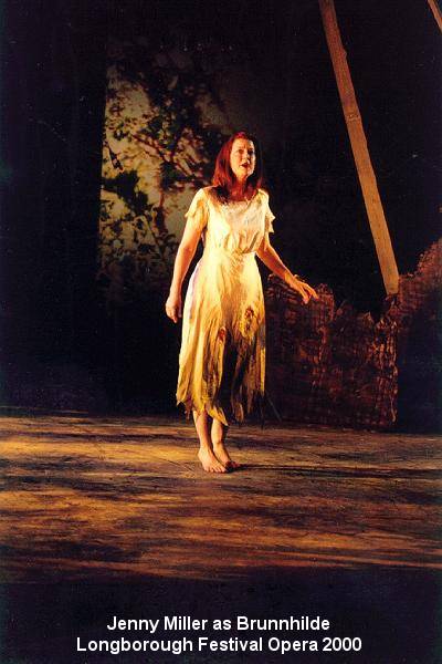 Longborough Festival Opera 2000. Siegfried. Jenny Miller as Brunnhilde.
