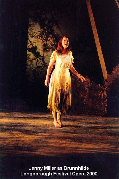 Longborough Festival Opera 2000. Siegfried. Jenny Miller as Brunnhilde.