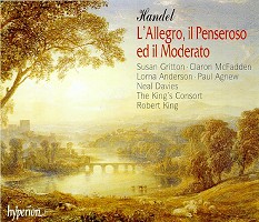 Handel l'Allegro, il Penseroso ed il Moderato. (c) 2000 Hyperion Records Ltd.