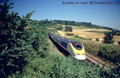 'Eurostar en route'. (c) Eurostar (UK) Ltd