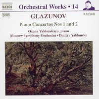 Glazunov Piano Concertos Nos 1 and 2 (c) 2000 HNH International Ltd