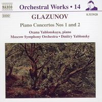 Glazunov Piano Concertos Nos 1 and 2 (c) 2000 HNH International Ltd