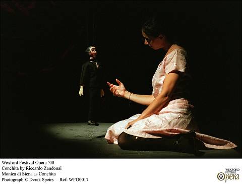 Wexford Festival Opera '00. Conchita by Riccardo Zandonai. Monica di Siena as Conchita. Photograph (c) Derek Speirs