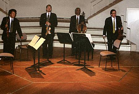 The Arditti Quartet. Nono. 17 September 2000. Photo (c) Bill Newman